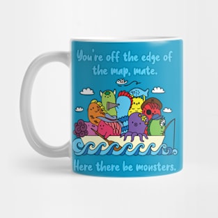 Cute monsters out for high seas adventure Mug